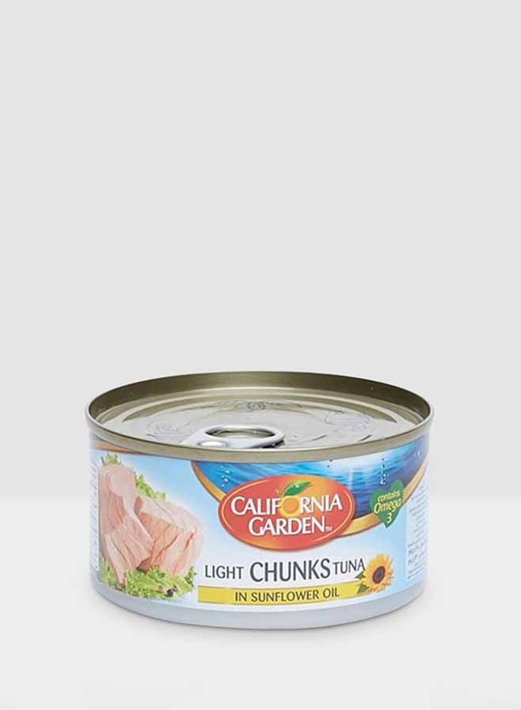 قطع تونا خفيفة في زيت دوار الشمس من حدائق كاليفورنيا